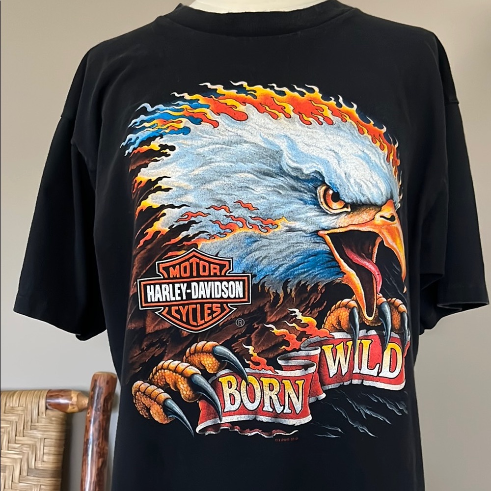 Harley-Davidson Black Graphic T-Shirt